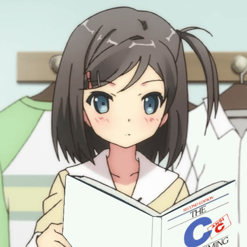 C | Anime Girls Holding Programming Books